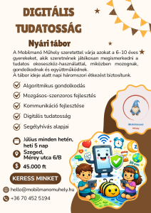 Digitális tudatosság – nyári tábor